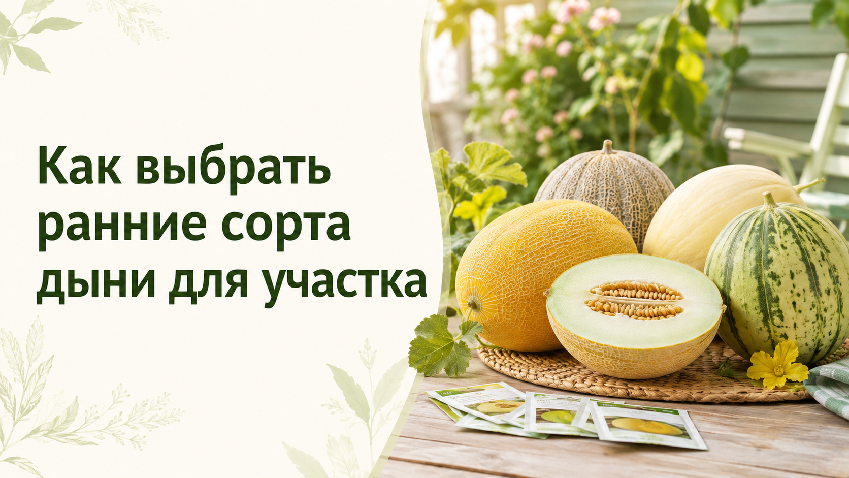 Как выбрать ранние сорта дыни для участка