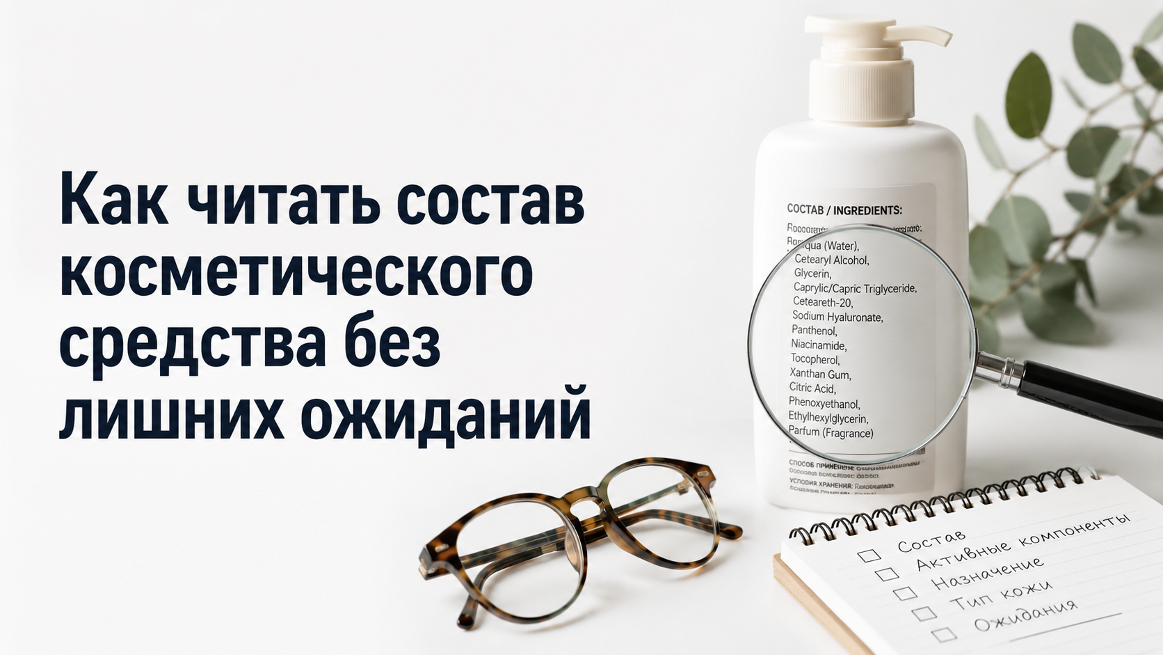 Как читать состав косметического средства без лишних ожиданий