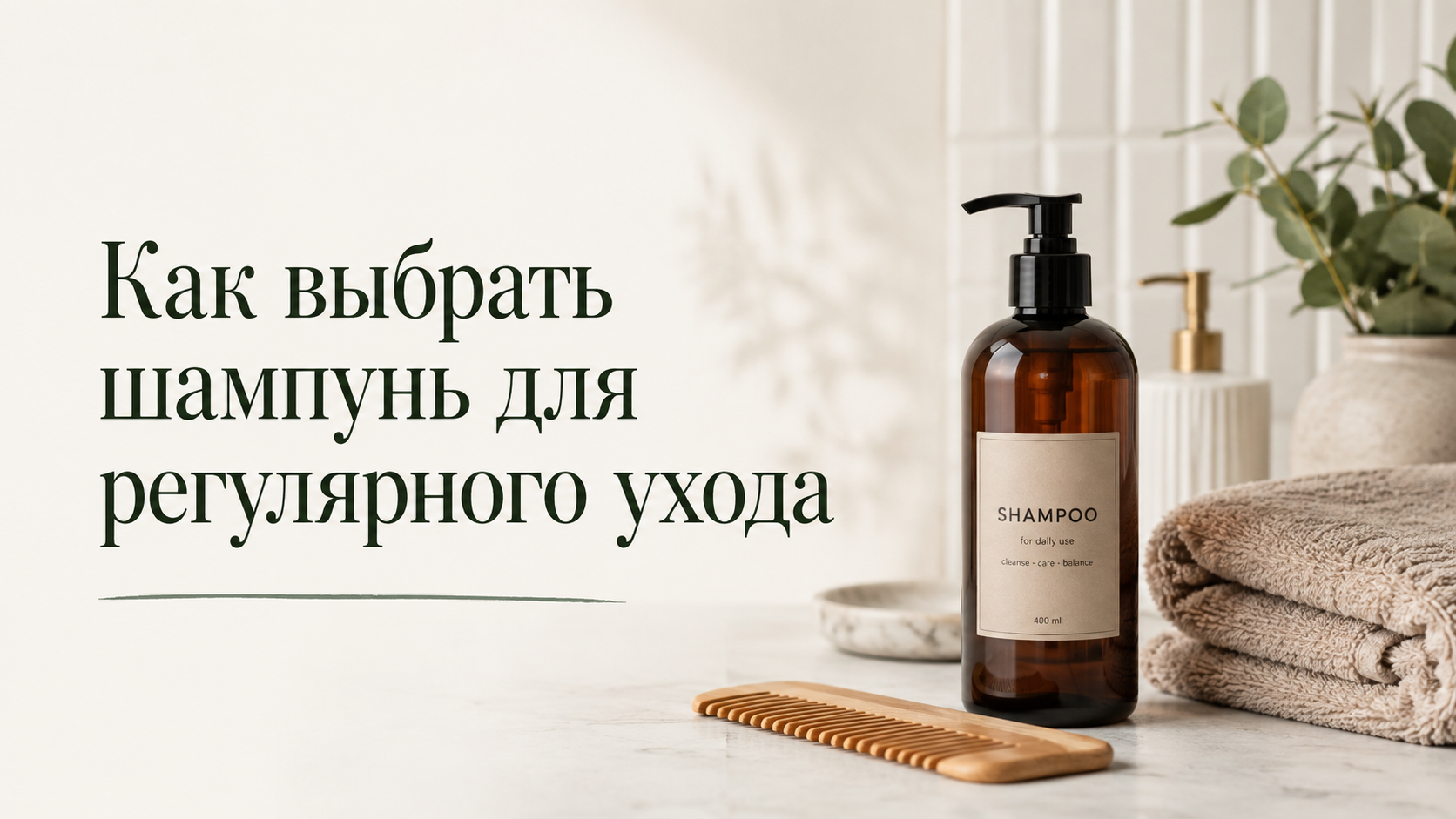 Как выбрать шампунь для регулярного ухода