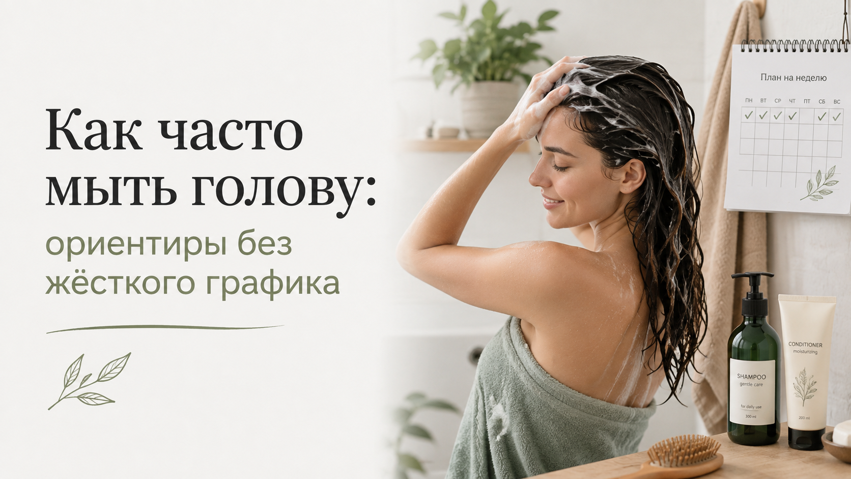 Как часто мыть голову: ориентиры без жёсткого графика
