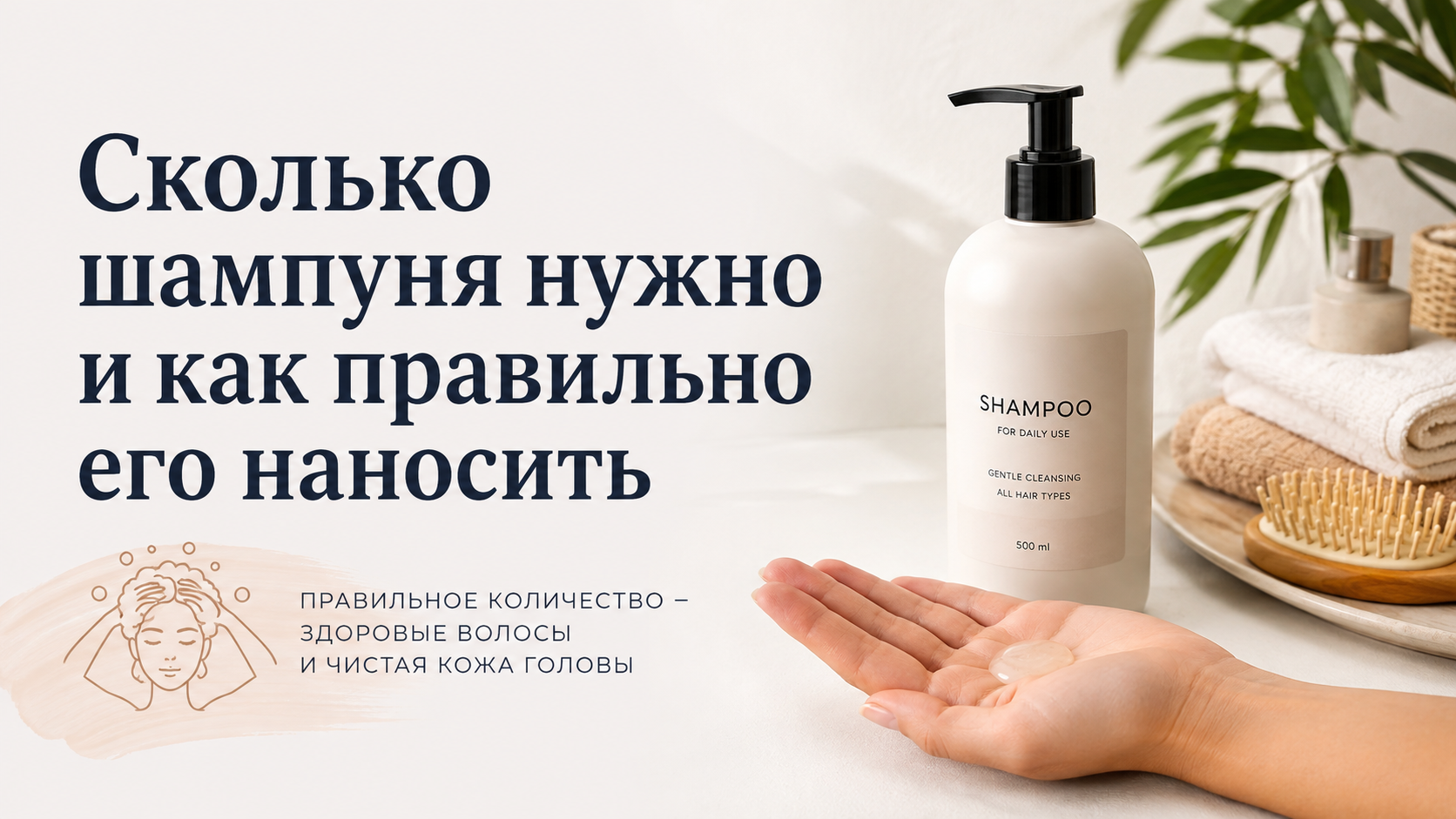 Сколько шампуня нужно и как правильно его наносить