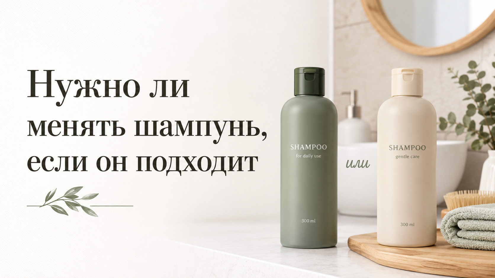 Нужно ли менять шампунь, если он подходит