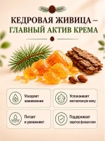 Крем с живицей Кедровый сварок для лица и тела алтайский 50 — фото 3