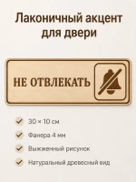 Табличка "Не отвлекать" 30х10 см — фото 3