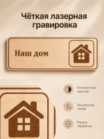 Табличка "Наш дом" 30х10 см — фото 4