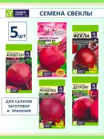 Набор семян свеклы для посадки, 5 сортов: сладкая, лежкая — фото 1