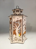 Фонарик на Хэллоуин, светодиодная свеча — фото 2