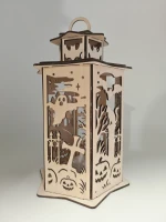 Фонарик на Хэллоуин, светодиодная свеча — фото 5