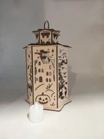 Фонарик на Хэллоуин, светодиодная свеча — фото 6