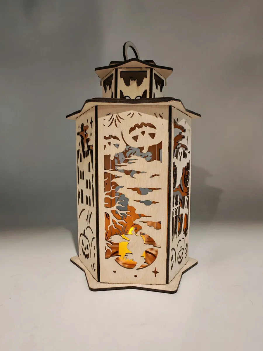 Фонарик на Хэллоуин, светодиодная свеча